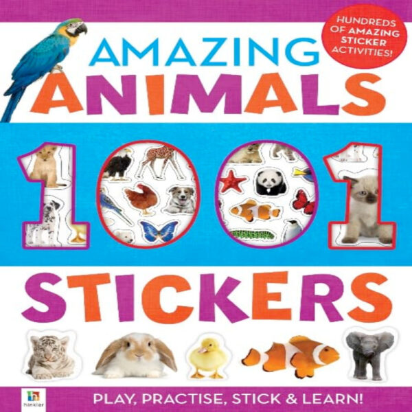 Amazing Animals 1001 Stickers Book