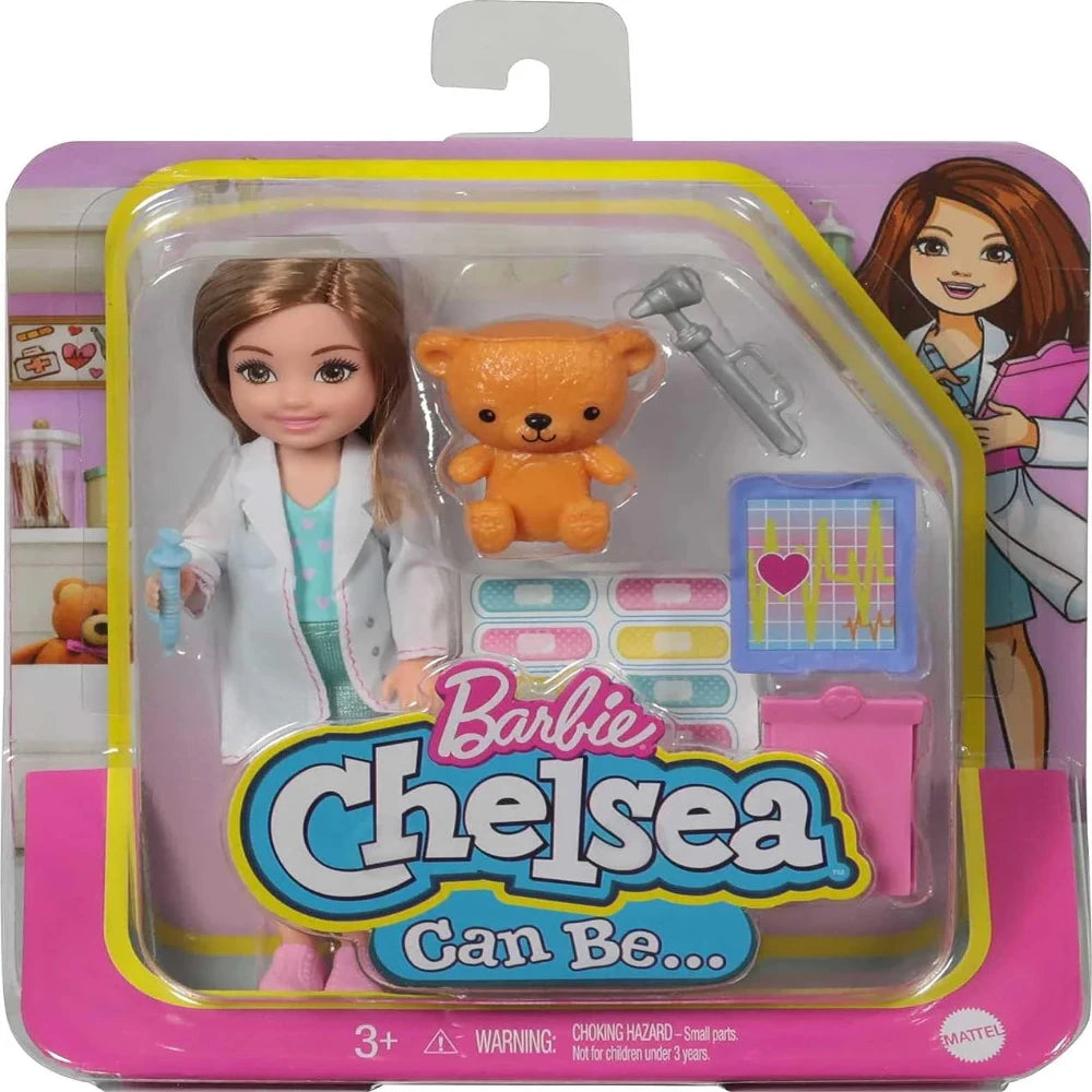 Barbie Chelsea Can Be Doctor Doll With Career-themed Outfit & Related Accessories