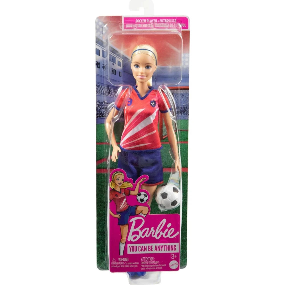 Barbie Soccer Doll, Blonde, #9 Uniform