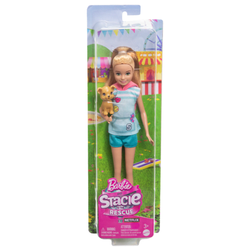 Barbie Stacie Doll With Pet Dog, Barbie And Stacie To The Rescue Movie Toys & Dolls