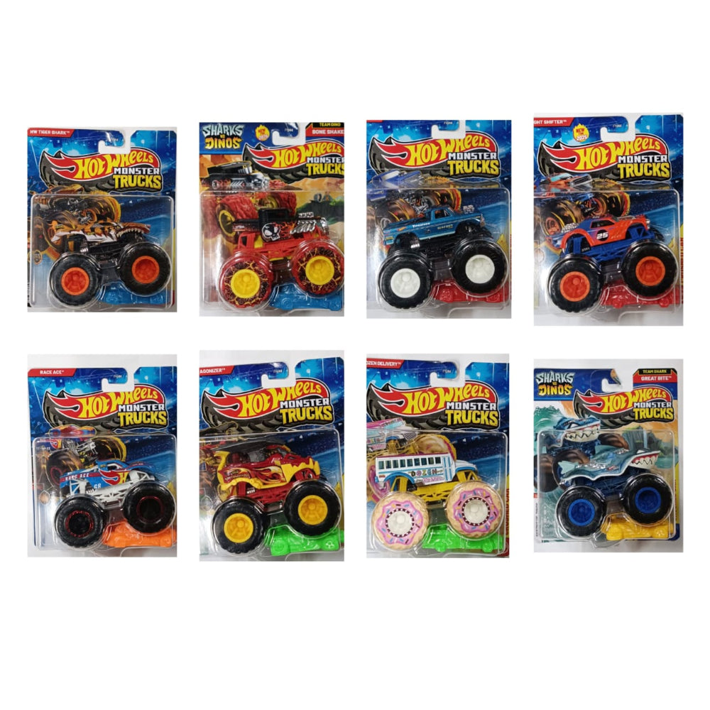 Hot Wheels 2025 Monster Trucks 1:64 Scale - Set Of 8