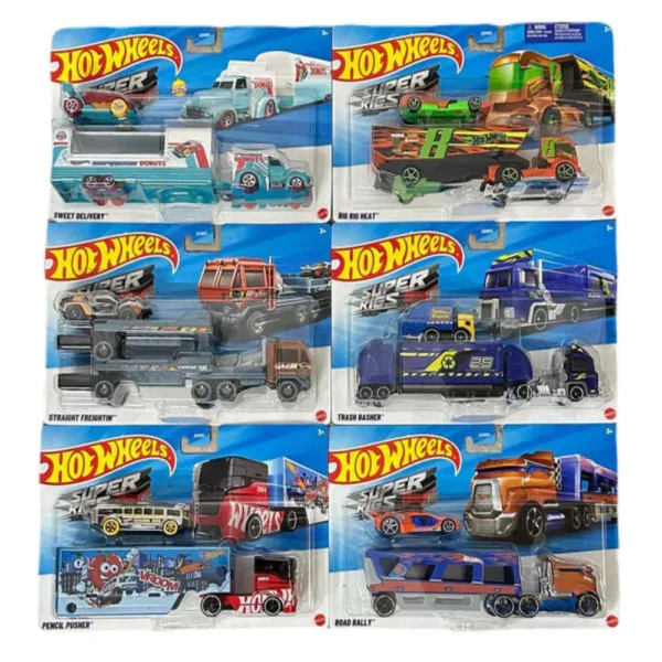 Hot Wheels 2025 Super Rigs Trucks - Set Of 6