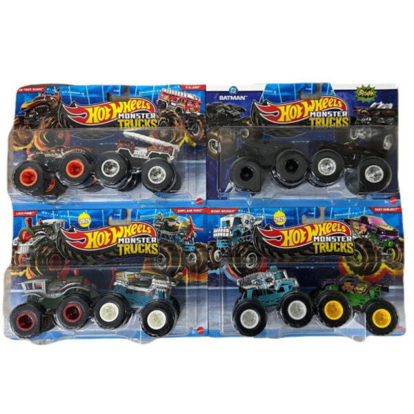 Hot Wheels Demolition Doubles 2025 Monster Trucks - Set Of 4