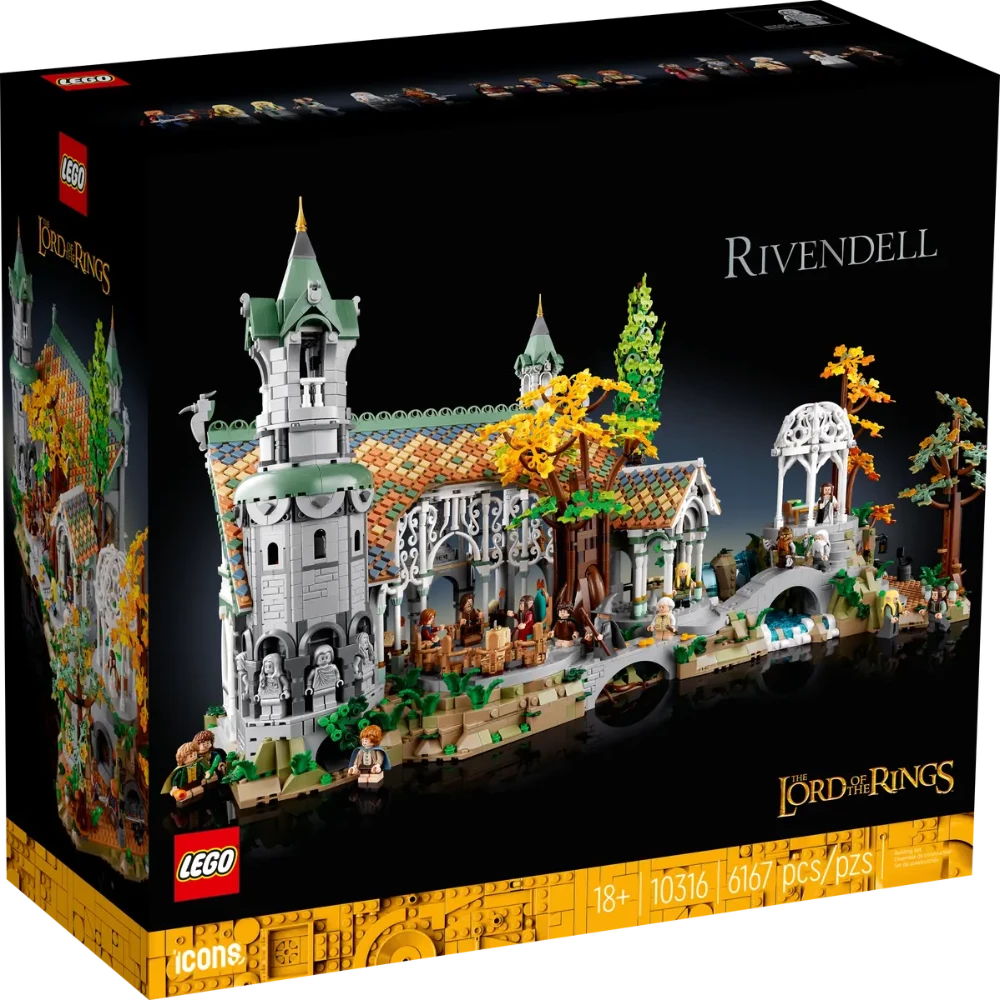 Lego 10316 Icons The Lord Of The Rings: Rivendell - 6167 Pieces