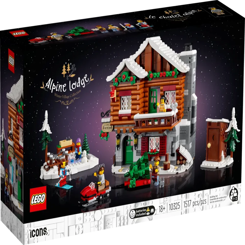 Lego 10325 Icons Alpine Lodge (1517 Pieces)