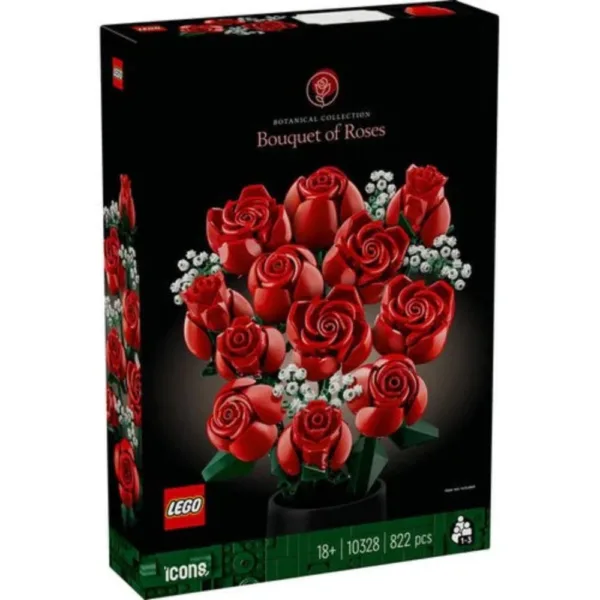 Lego 10328 Icons Bouquet of Roses (822 Pieces )
