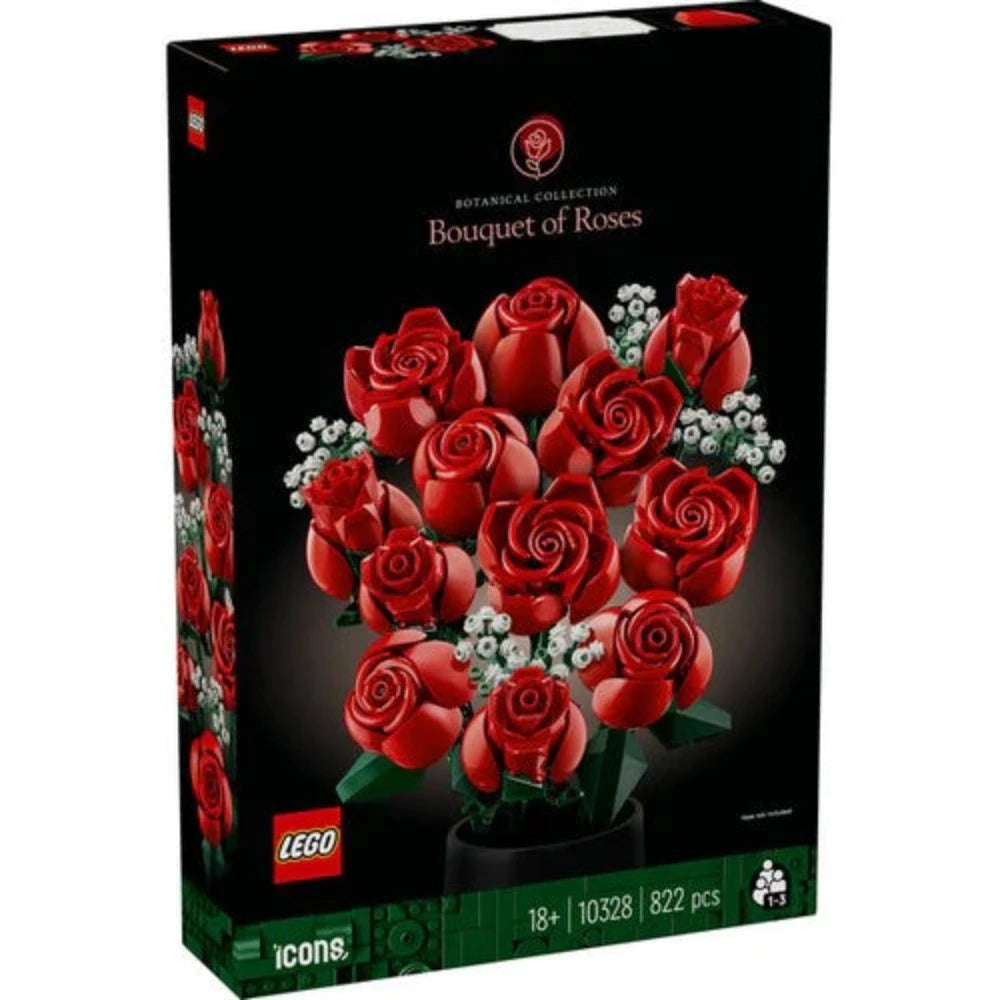 Lego 10328 Icons Bouquet of Roses (822 Pieces )