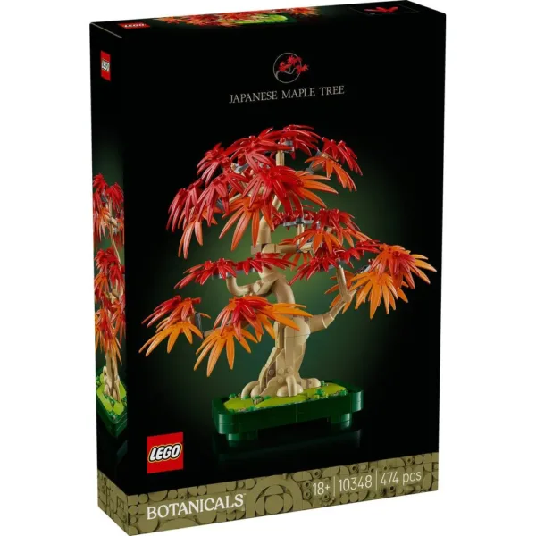 Lego 10348 Botanicals Japanese Red Maple Bonsai Tree (474 Pieces)
