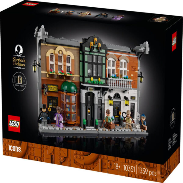 Lego 10351 Icons Sherlock Holmes: Book Nook (1359 Pieces)