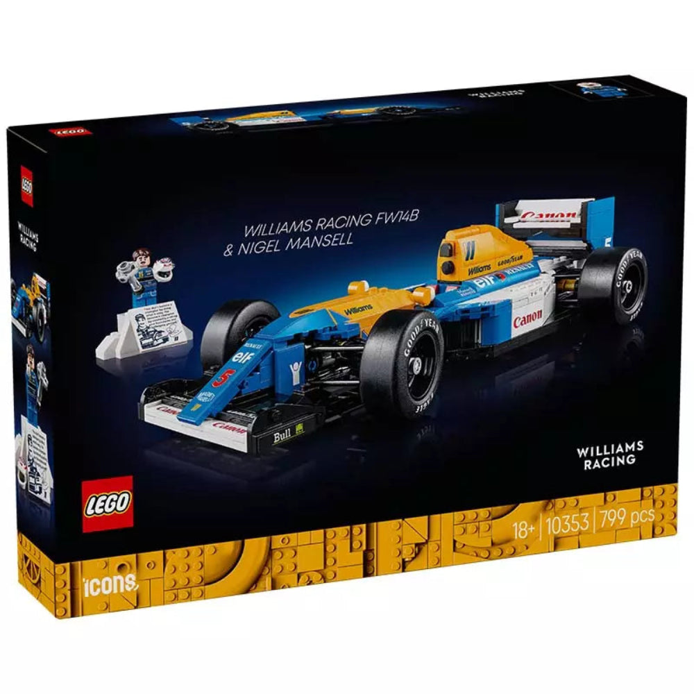 LEGO 10353 Icons Williams Racing FW14B & Nigel Mansell (799 Pieces)