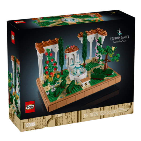 Lego 10359 Icons Fountain Garden (1302 Pieces)