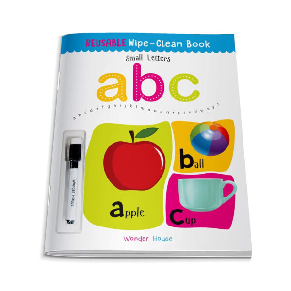 Reusable Wipe And Clean Small Letters Book