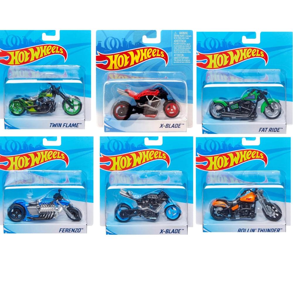 Hot Wheels 2025 Street Power Motorcycle - Set of 6