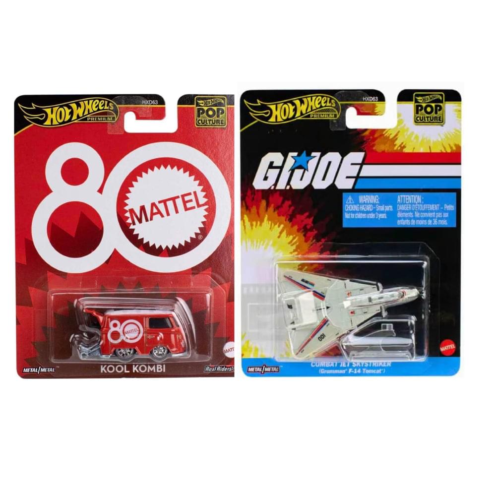 Hot Wheels Premium Pop Culture Vehicles Set of 2