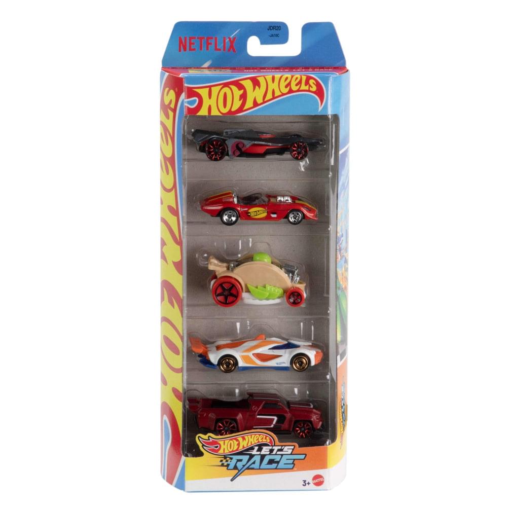 NEW 2025 Hot Wheels NETFLIX "Let's RACE" 5 Pack